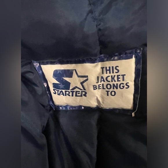 MLB Starter Diamond Collection Cleveland Indians Bomber Warm Satin Jacket XL‎ G7 - Picture 16 of 16